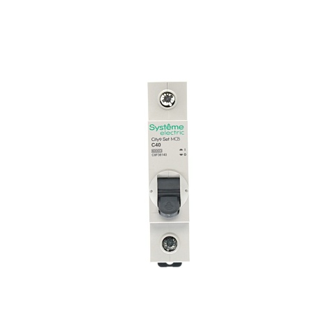 Systeme Electric City9 Set Автоматический выключатель (АВ) С 40А 1P 6kA 230В