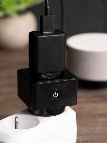 EKF PROxima Умная розетка Сonnect PRO Wi-Fi черная