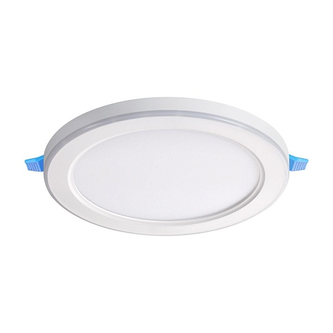 Novotech 359020 SPOT NT23 белый Светильник встраиваемый светодиодный (три сценария работы) IP20 LED 3000К 12W+4W 100-265V 1120Лм SPAN