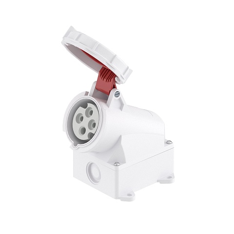 DKC Розетка настенная IP67 32A 3P+E 400В