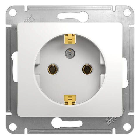 Systeme Electric Glossa Бел Розетка с/з