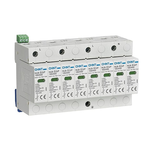 CHINT Ограничитель имп. перенапр. NU6-IIG 4Р In=40kA Uc=440B Im=100kA (R)