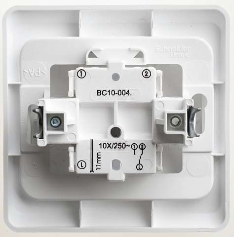 Systeme Electric Этюд Бел Переключатель 1-клавишный
