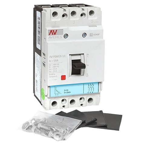 EKF Averes Автоматический выключатель AV POWER-1/3 125А 35kA TR