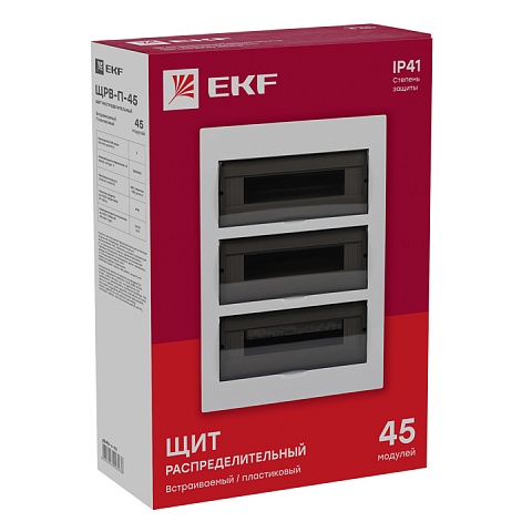 EKF PROxima Щит распред. встраиваемый ЩРВ-П-45 IP41
