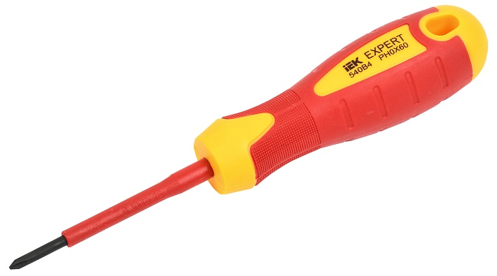 IEK Отвертка крестовая Expert Ph0х60мм 1000В