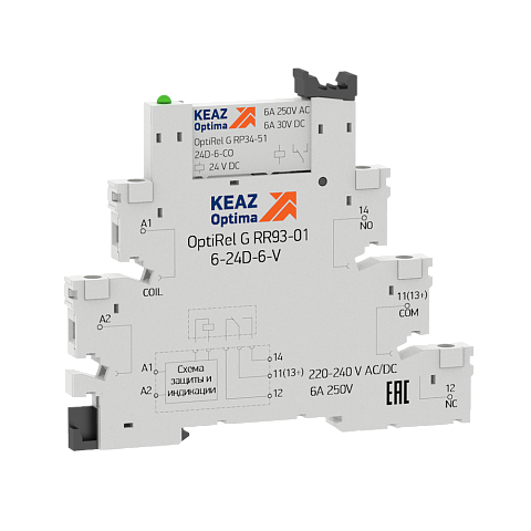 КЭАЗ Релейный модуль OptiRel G RM38-51-220-240U-6-V-CO-G