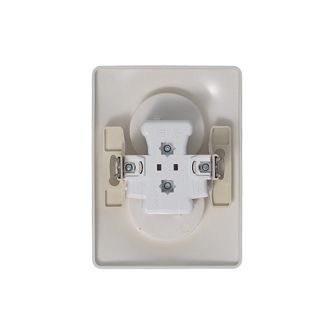 Systeme Electric Glossa Платина Розетка 2-ая б/з (в сборе)