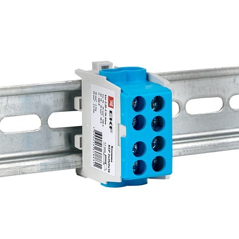 EKF PROxima Клемма распределительная КСР с двойным винтом 2x25/2x16 синяя