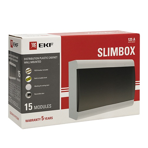 EKF PROxima SlimBox Щит распред. навесной ЩРН-П-15 IP41