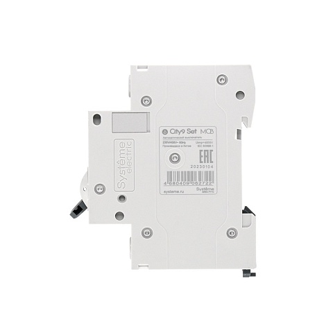 Systeme Electric City9 Set Автоматический выключатель (АВ) B 6А 1P 4.5kA 230В