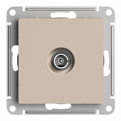 Systeme Electric AtlasDesign Песочный Розетка TV оконечная 1DB, механизм