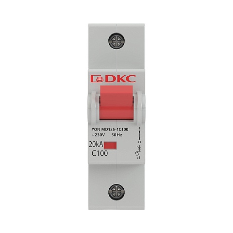 DKC YON pro Автоматический выключатель модульный MD125 1P 80А C 20kA