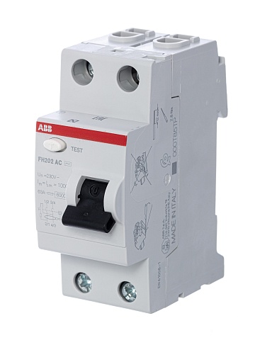 ABB FH202AC УЗО 2P 63A 30mA (AC)