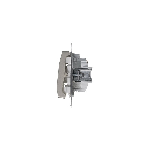 Systeme Electric Glossa Платина Выключатель 1-клавишный с подсветкой, сх.1а, 10AX