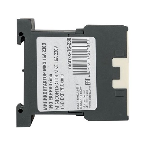 EKF PROxima Миниконтактор МКЭ 16А 230В 1NO