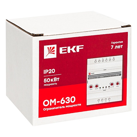 EKF PROxima Ограничитель мощности 3-фазный ОМ-630