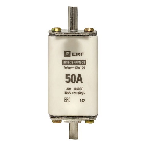 EKF PROxima Плавкая вставка ППН-33 160/ 50А габарит 00