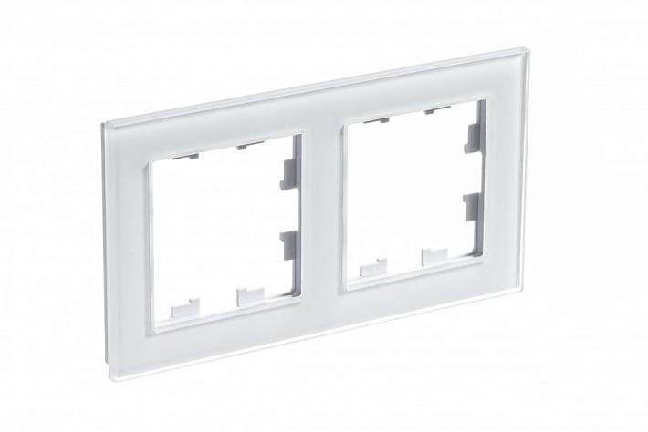 Systeme Electric AtlasDesign Nature Стекло белый Рамка 2-ая