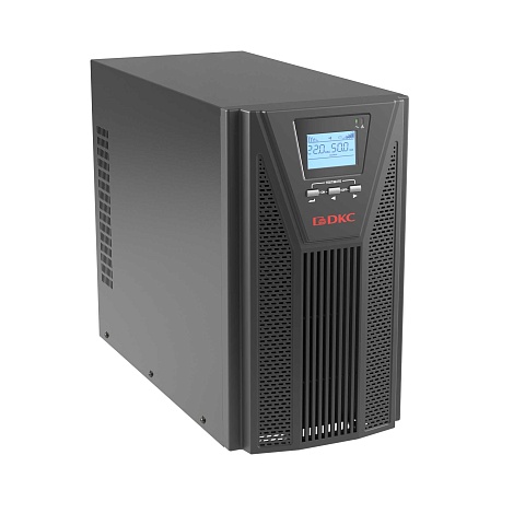 DKC Онлайн ИБП ДКС серии Small Tower, 3000 ВА/2700 Вт, 1/1, 4xSchuko, EPO, USB, RS-232, RJ45, 8x7Ач