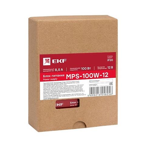 EKF PROxima Блок питания 12В MPS-100W-12
