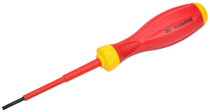 IEK ARMA2L 3 Отвертка диэлектрическая SL2,5х75 K3