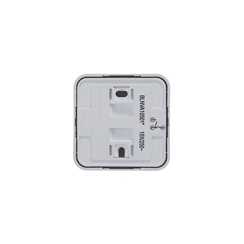 Systeme Electric Blanca наруж Бел Выключатель 2-клавишный 10А, 250B, изолир. пластина
