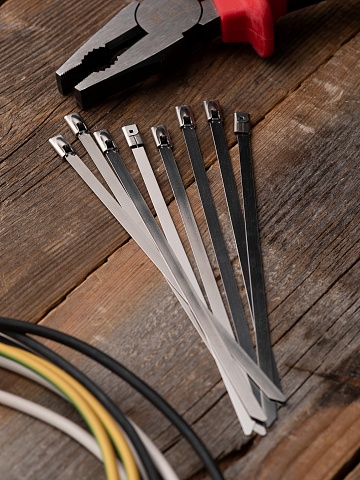 EKF PROxima Хомут AISI 304 из нержавеющей стали, 4.6x150 (100 шт.) FlexLock