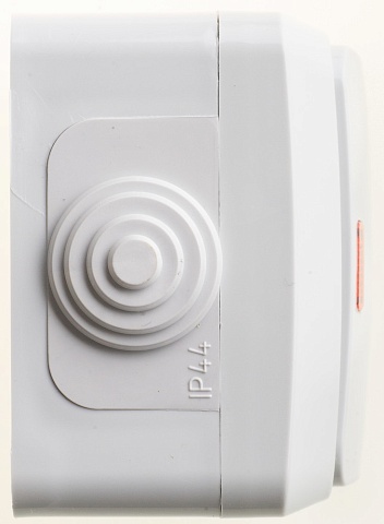 Systeme Electric Этюд наруж Серый Выключатель 1-клавишный с подсветкой IP44