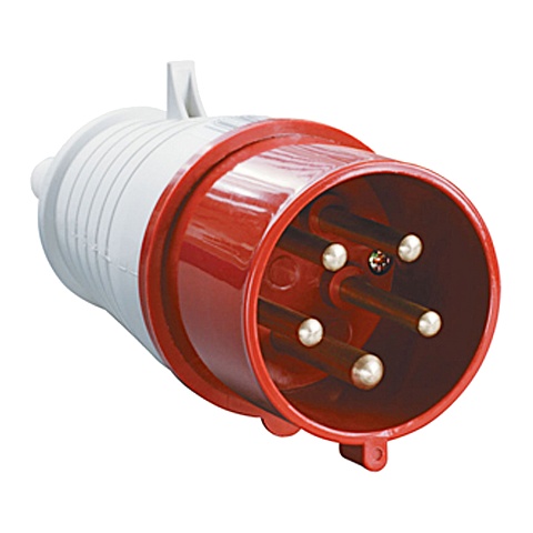 IEK Вилка переносная ССИ-025 32А-6ч/200/346-240/415В 3Р+РЕ+N IP44 MAGNUM