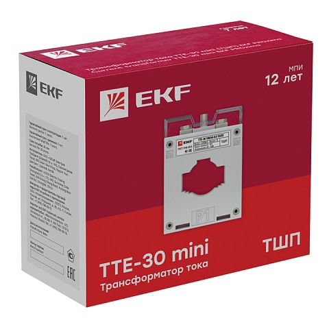 EKF PROxima Трансформатор тока ТТЕ-30-150/5А класс точности 0,5
