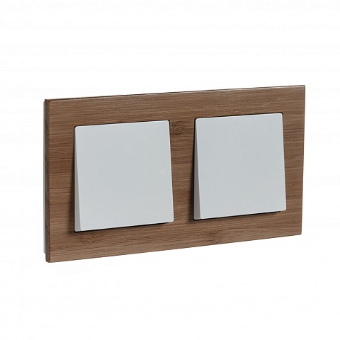 Systeme Electric AtlasDesign Nature Дерево бамбук Рамка 2-ая
