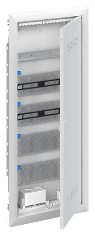 ABB Шкаф мультимедийный с дверью с вентиляционными отверстиями и DIN-рейкой UK650MV (5 рядов)