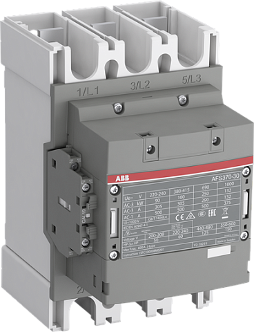 ABB Контактор AFS370-30-12-14 для систем безопасности, с универсальной катушкой управления 250-500В AC/DC