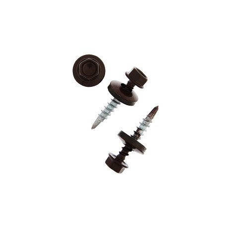 Tech-Krep Саморез КР св. 4,8х28 RAL-8017 (шокол. корич.) (300 шт) - ведро