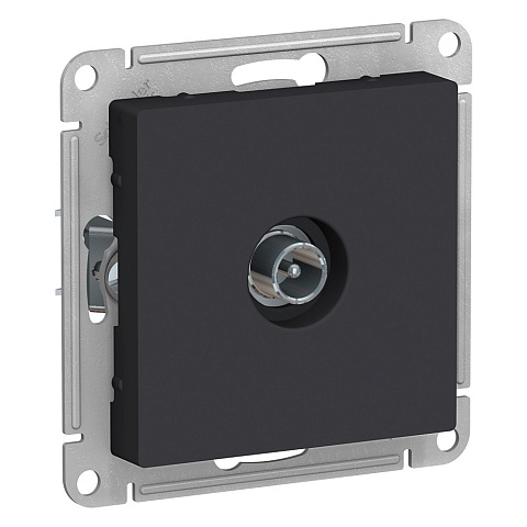 Systeme Electric AtlasDesign Карбон Розетка TV оконечная 1DB, механизм