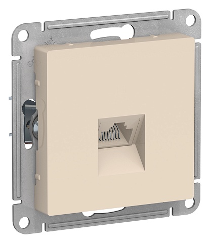 Systeme Electric AtlasDesign Беж Розетка компьютерная RJ45, механизм