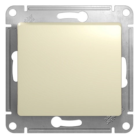 Systeme Electric Glossa Беж Переключатель 1-клавишный, сх.6, 10АХ