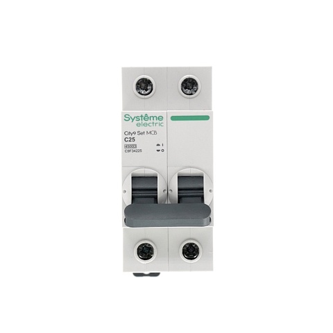 Systeme Electric City9 Set Автоматический выключатель (АВ) С 25А 2P 4.5kA 230В