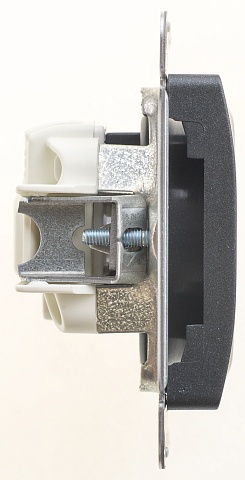Systeme Electric Glossa Антрацит Розетка б/з, 16А