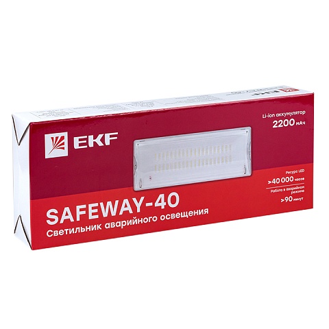 EKF PROxima Светильник аварийного освещения SAFEWAY-40 LED