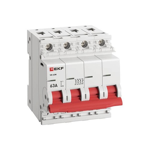 EKF Выключатель нагрузки 4P 63А ВН-63N PROxima