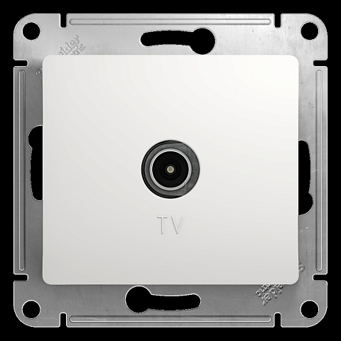 Systeme Electric Glossa Бел Розетка TV оконечная 1DB